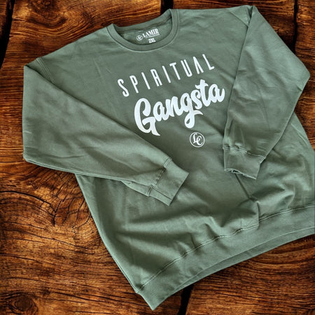 Sage Spiritual Gangsta Sweatshirt - motivational streetwear apparel by Lamir Collection