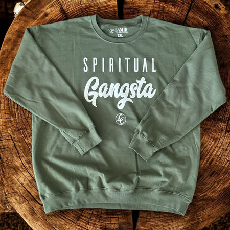 Sage Spiritual Gangsta Sweatshirt - motivational streetwear apparel by Lamir Collection