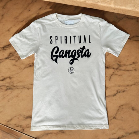 Cream Spiritual Gangsta Tee - motivational streetwear apparel by Lamir Collection