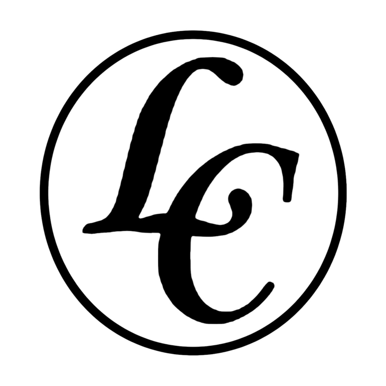 lamir collection logo. capital L with the letter C attached