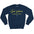 Navy God-fidence Sweatshirt - motivational streetwear apparel by Lamir Collection