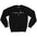 Black I Am Him Sweatshirt - motivational streetwear apparel by Lamir Collection