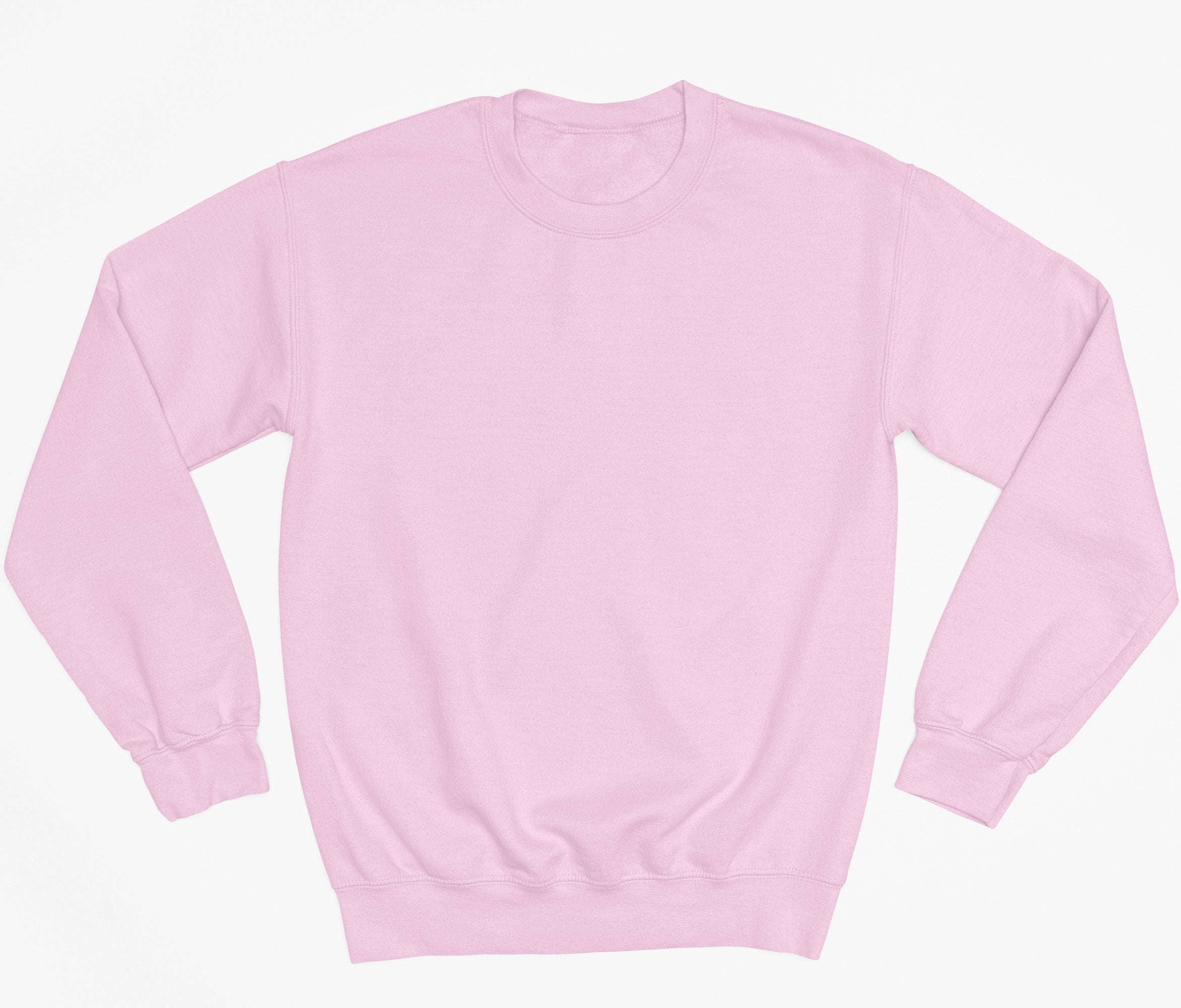 Pink Premium Basic Fleece Sweatshirt - motivational streetwear apparel by Lamir Collection