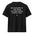 Black t-shirt with white text "be as happy as you seem on instagram, in real life" on a white background