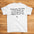 White Stop Doing List Short Sleeve Tee - motivational streetwear apparel by Lamir Collection