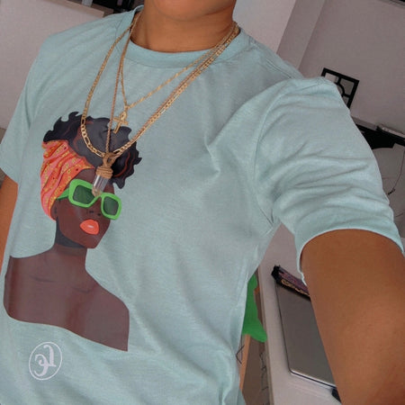 Mint In Tune Short Sleeve Tee - motivational streetwear apparel by Lamir Collection