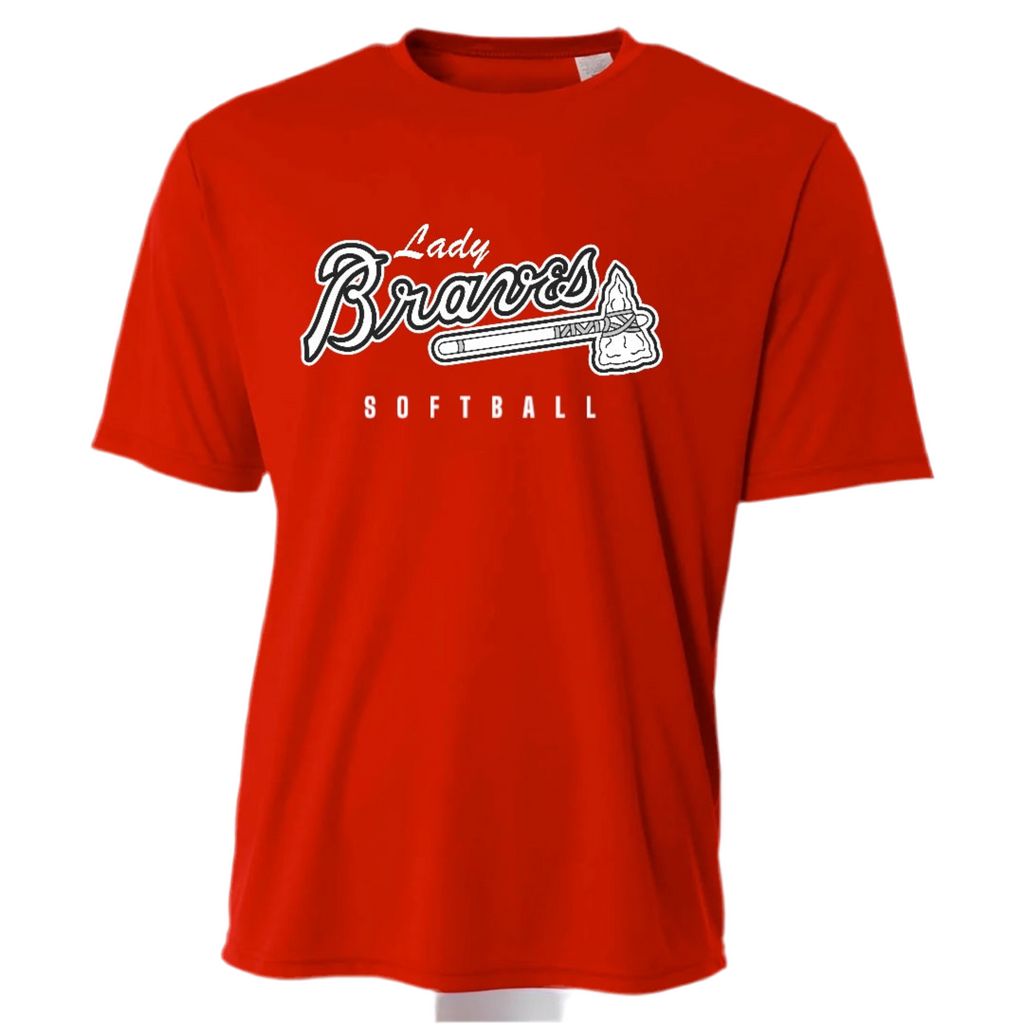 Lady Braves Softball DriFit Tee