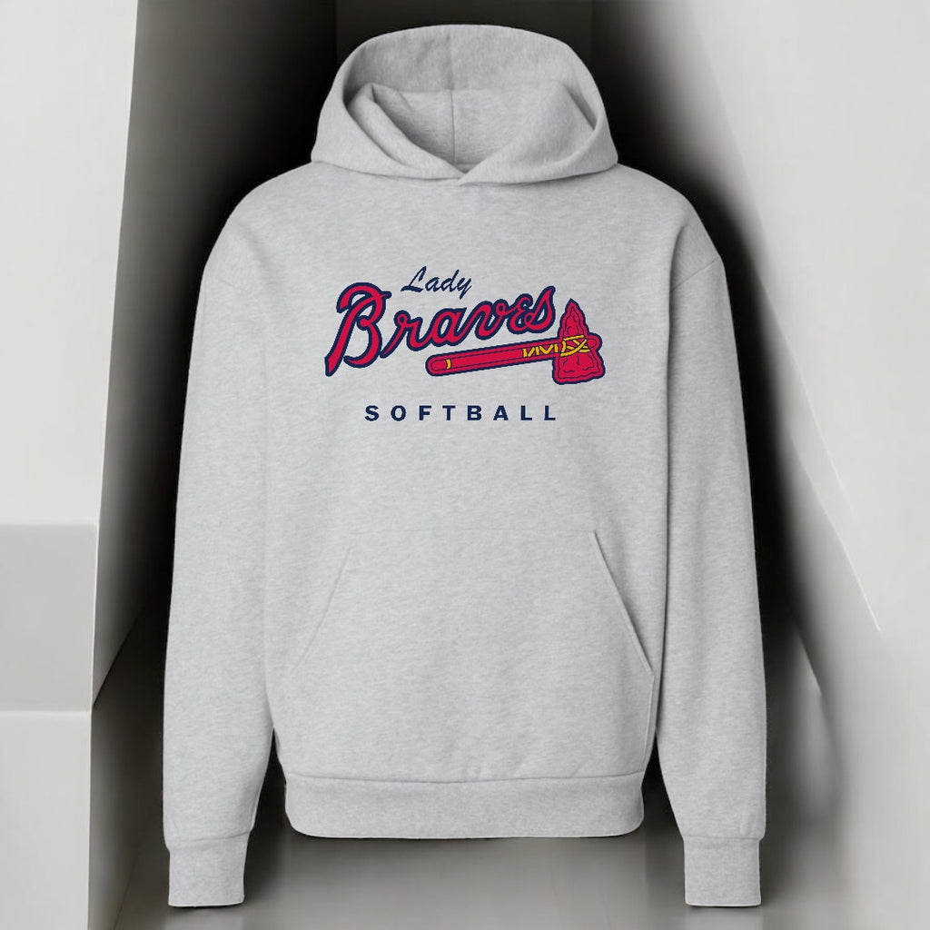 Grey Lady Braves Softball Sweatshirt/Hoodie - motivational streetwear apparel by La Mir Collection