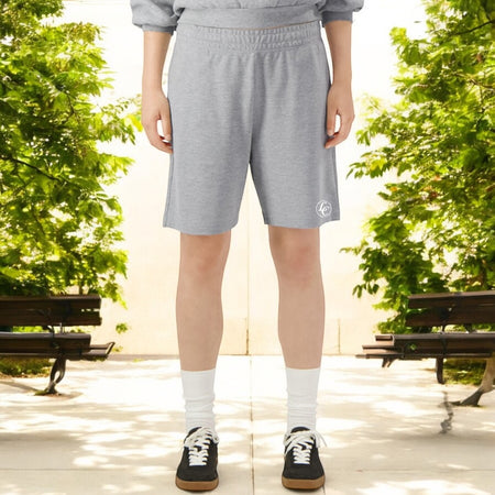 Gray LC Premium Pique Shorts - motivational streetwear apparel by Lamir Collection