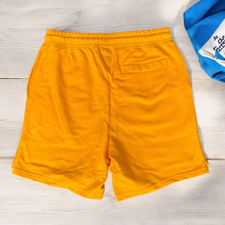 Gold LC Premium Terry Shorts - motivational streetwear apparel by Lamir Collection