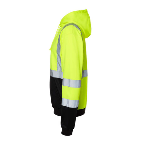 Safety-yellow LC High Visibility Hoodie - motivational streetwear apparel by Lamir Collection