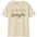 Beige t-shirt with 'Spiritual Gangsta' text on a white background
