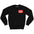 Black Fragile Handle With Care Sweatshirt - motivational streetwear apparel by Lamir Collection