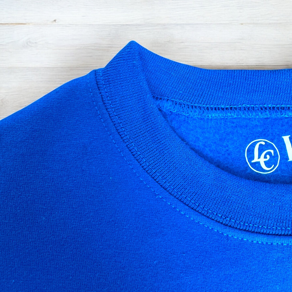 Blue Dreams Don't Work Unless You Do Sweatshirt - motivational streetwear apparel by Lamir Collection
