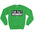 Green Fun Fact I Don't Care Sweatshirt - motivational streetwear apparel by Lamir Collection