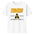 White t-shirt with 'Tigers Basketball' text and logo on a white background