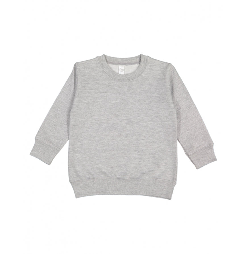 Gray Toddler Premium Basic Sweatshirt - motivational streetwear apparel by Lamir Collection