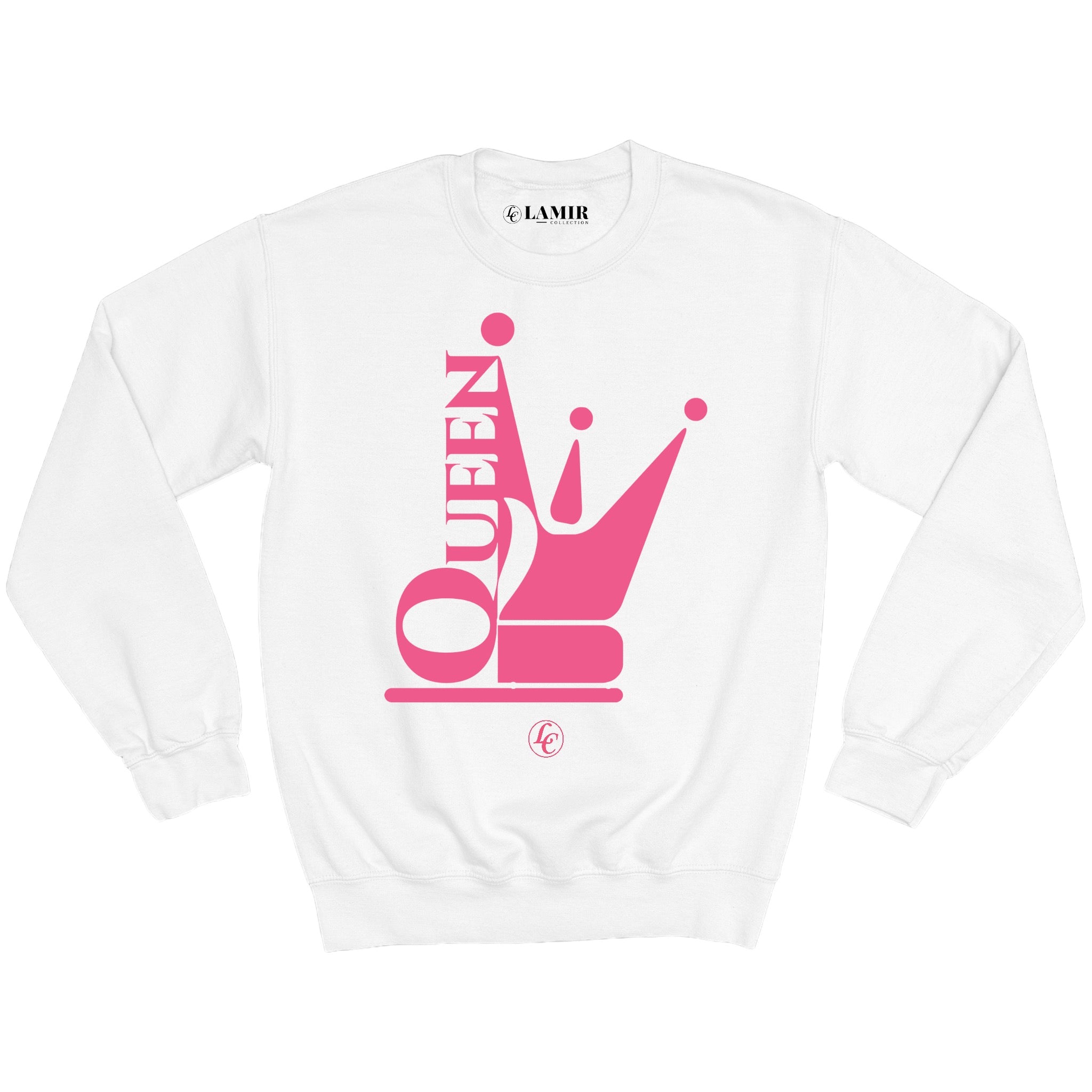 Pink Queen Sweatshirt - motivational streetwear apparel by Lamir Collection