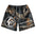 Camouflage shorts with a LC lamir collection logo on a white background
