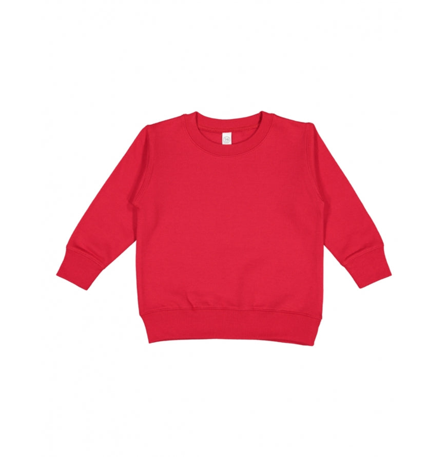 Red Toddler Premium Basic Sweatshirt - motivational streetwear apparel by Lamir Collection