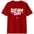 Red t-shirt with 'Self Love Club' text on a white background