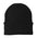 Black Cuffed Basic Beanie - motivational streetwear apparel by Lamir Collection