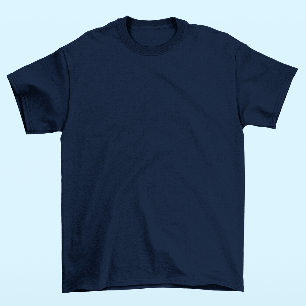 Navy Premium Basic Short Sleeve Tee - motivational streetwear apparel by Lamir Collection