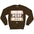 Brown Pray On It Sweatshirt - motivational streetwear apparel by Lamir Collection