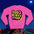 Pink Good Vibes Only Sweatshirt - motivational streetwear apparel by Lamir Collection
