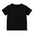 Black toddler t-shirt on a white background