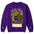 Purple sweatshirt with Viking graphic and 'Vikings' text on a white background