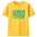 Yellow t-shirt with green text 'Authentic Edition' on a white background