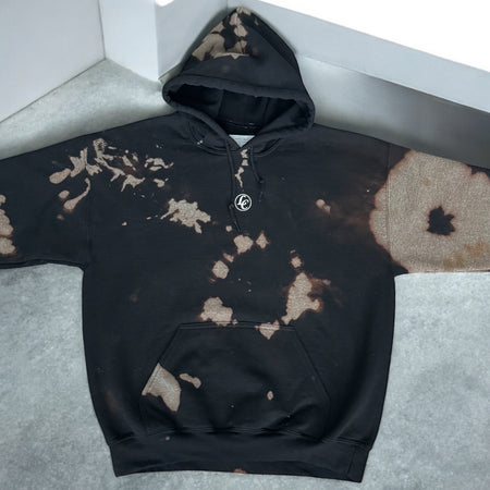 Keep Going Bleached Hoodie - motivational streetwear apparel by Lamir Collection