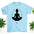 Light-blue All Things Come Short Sleeve Tee - motivational streetwear apparel by Lamir Collection