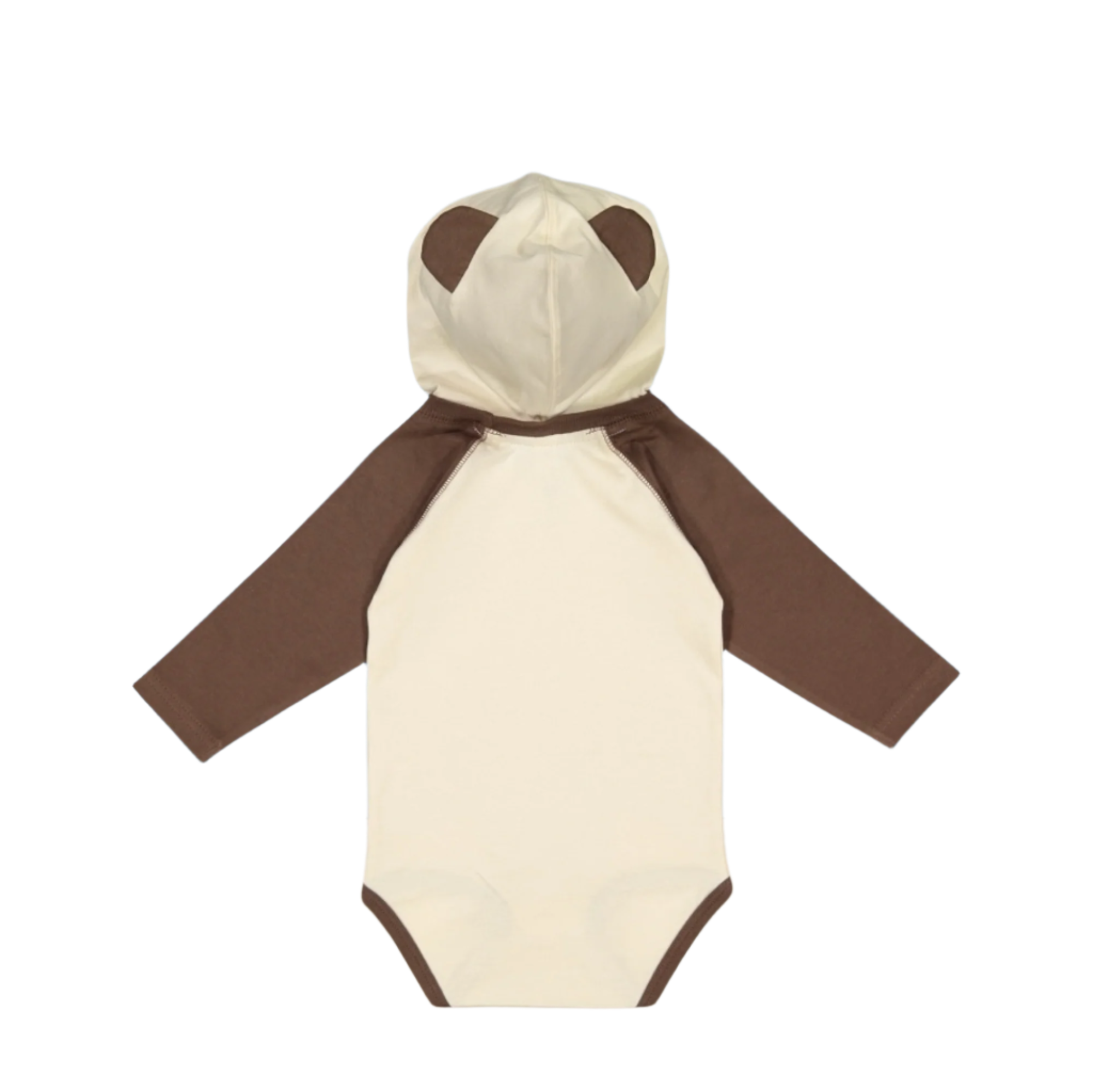 Mocha Premium LC Infant Long Sleeve Onesie With Ears - motivational streetwear apparel by Lamir Collection