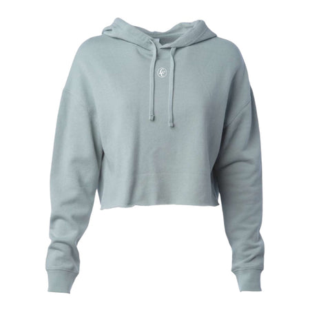 Mint LC Women's Lightweight Cropped Hoodie - motivational streetwear apparel by Lamir Collection