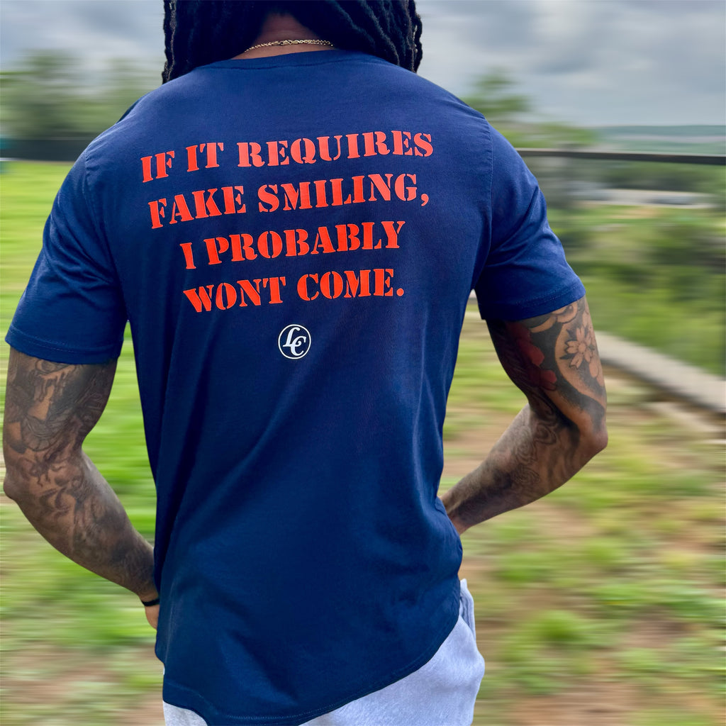No Fake Smiles Short Sleeve Tee