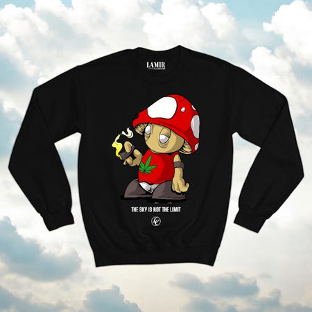 Black Sky Is Not The Limit Sweatshirt - motivational streetwear apparel by Lamir Collection