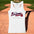 White Lady Braves Softball Racerback - motivational streetwear apparel by Lamir Collection