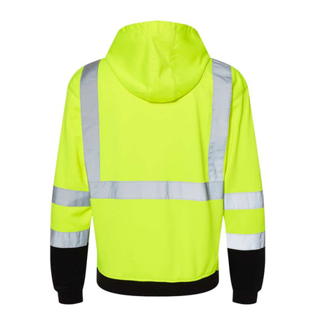 Safety-yellow LC High Visibility Hoodie - motivational streetwear apparel by Lamir Collection