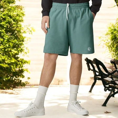 Seafoam LC Premium Pique Shorts - motivational streetwear apparel by Lamir Collection
