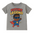 Gray t-shirt with 'Future Legend' text and superhero graphic on a beige background