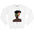 White Melodic Sweatshirt - motivational streetwear apparel by Lamir Collection