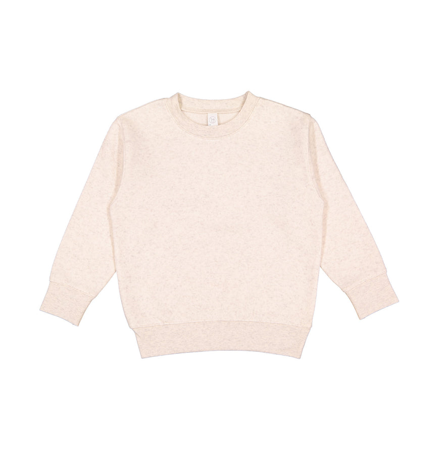 Cream Toddler Premium Basic Sweatshirt - motivational streetwear apparel by Lamir Collection