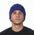 Blue Cuffed Basic Beanie - motivational streetwear apparel by Lamir Collection
