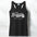 Black Lady Braves Softball Racerback - motivational streetwear apparel by Lamir Collection