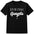 Black t-shirt with 'Spiritual Gangsta' text on a white background
