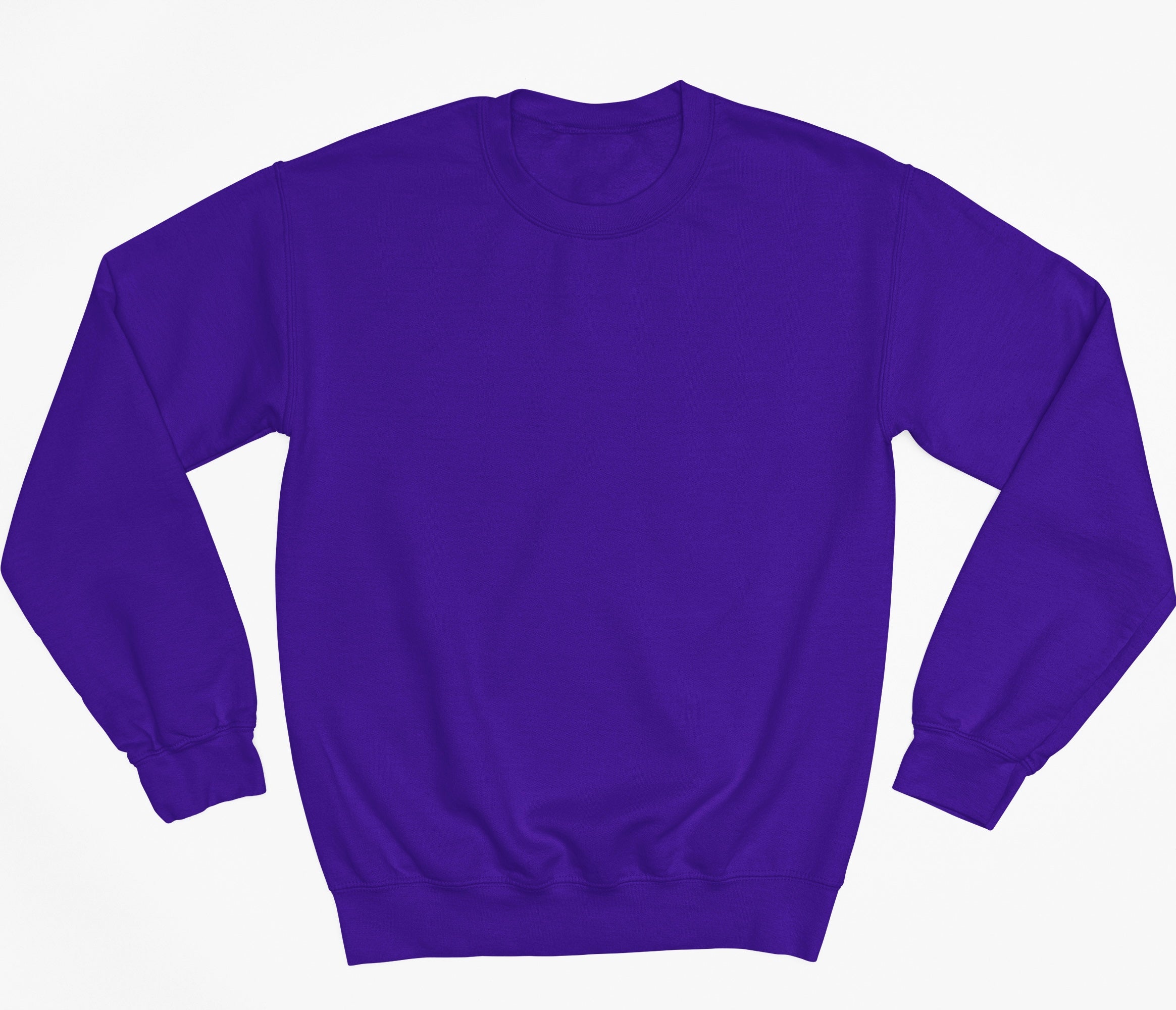 Purple Premium Basic Fleece Sweatshirt - motivational streetwear apparel by Lamir Collection