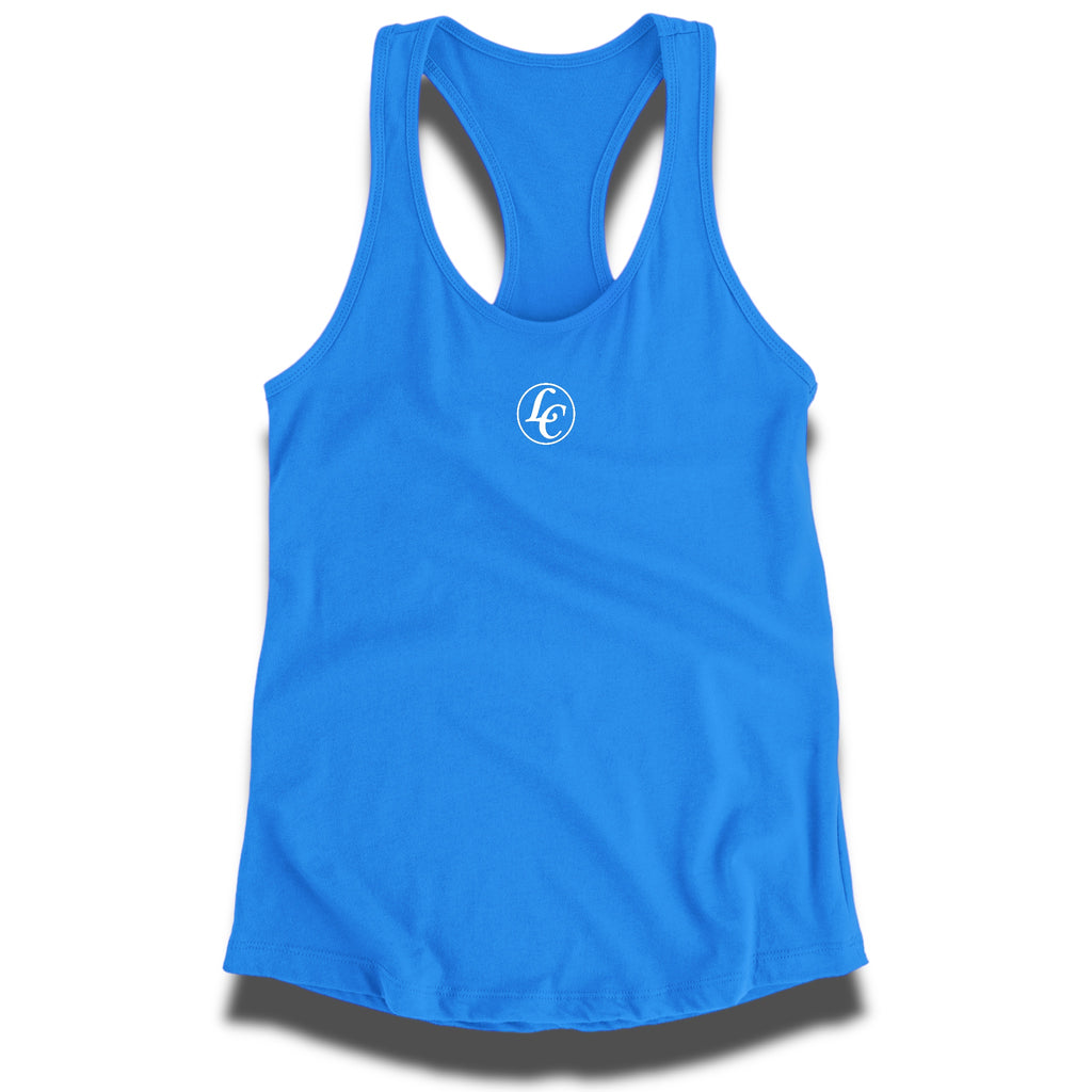 Royal Blue LC Women's Racerback - motivational streetwear apparel by Lamir Collection