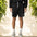 Black LC Premium Pique Shorts - motivational streetwear apparel by Lamir Collection